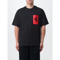 t-shirt ferrari men colour black