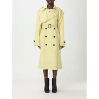 trench coat bottega veneta woman colour yellow