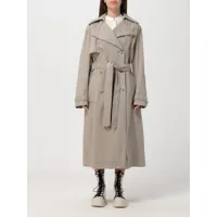 trench coat boss woman colour grey