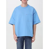 t-shirt bottega veneta men colour gnawed blue