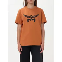 t-shirt mcm woman colour camel