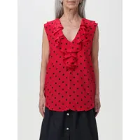 top moschino couture woman colour red
