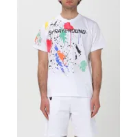 t-shirt sprayground men colour white