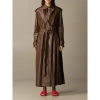 trench coat bottega veneta woman colour dark