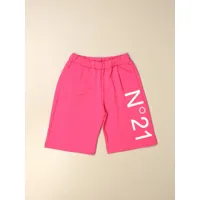 n ° 21 jogging shorts in cotton with logo