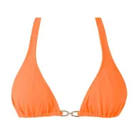 melissa odabash haut de maillot de bain triangle antibes orange illusion