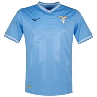 mizuno ss lazio 23/24 short sleeve t-shirt home bleu 4xl