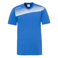 uhlsport liga 2.0 training short sleeve t-shirt blanc,bleu 164 cm garçon