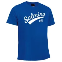 salming logo short sleeve t-shirt bleu m homme