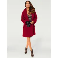 veste en laine - ashley brooke - rouge