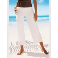 pantalon de plage léger longueur 7/8 - beachtime - blanc
