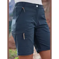 pantalon de trekking avec jambes amovibles - lascana active - marine