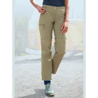 pantalon de trekking avec jambes amovibles - lascana active - kaki