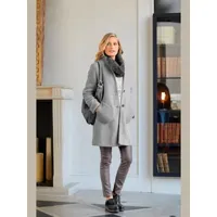 manteau look romantique - rick cardona - gris