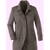 manteau court avec coton -  - taupe
