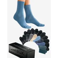 chaussettes basiques socquettes en vrac pour travail et loisirs - go in - 6x bleu, 1x beige, 1x gris, 1x anthracite, 11x noir