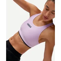 hoka soutien-gorge de sport hupana pour femme en violet bloom taille xs | brassière de sport