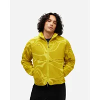 hoka veste zippée imprimée en polaire ridgetop pour homme en outdoor topo taille m | polaires et sweats à capuche