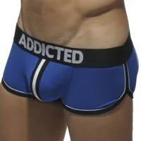 addicted shorty bottomless double piping royal