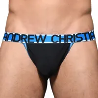 andrew christian string almost naked y-back coton noir