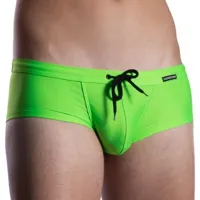 manstore shorty hot pants m2060 vert fluo