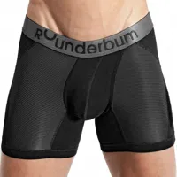 rounderbum boxer long anatomic coton noir