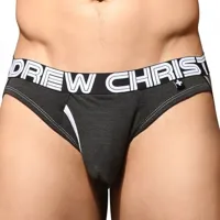 andrew christian jock strap almost naked fly tagless gris anthrac