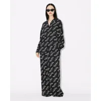 kenzo pantalon de pyjama 'kenzo by verdy' femme noir - taille 36
