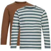 minymo basic 34 2 pack long sleeve t-shirt multicolore 3 years
