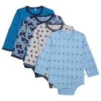 pippi ao-printed 4 pack long sleeve body multicolore 24 months