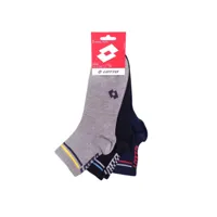 93514614 lotto pack 3 chaussettes gris