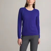 pull col rond pur cachemire