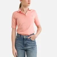 tee shirt col polo chemise manches courtes brodé
