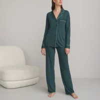 pyjama manches longues maille viscose
