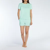 pyjashort manches courtes en éponge pastel