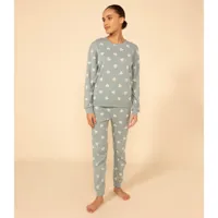 pyjama manches longues en coton lienne