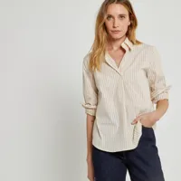 blouse ample style vareuse à rayures