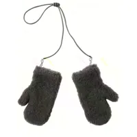 gants en teddy de chameau avec lanière ombrato