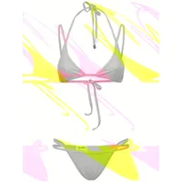 bikini triangle à bretelle double