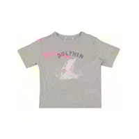 t-shirt en coton biologique imprimé dauphin