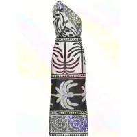 robe longue en coton imprimé tanga coast