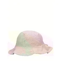 chapeau en coton biologique à rayures