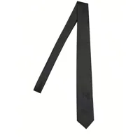 cravate en sergé de soie unie 8 cm