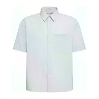chemise manches courtes en coton et polyester