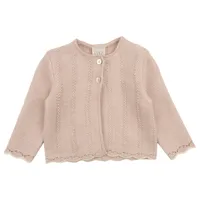 paz rodriguez baby girl knitted cardigan pink 12m