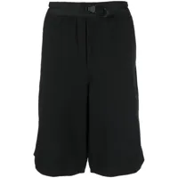 y-3 mens drawstring bermuda shorts black s