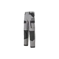 lafont - pantalon de travail multipoches ruler work attitude gris/noir t0 la-1attup-6-2279-0 - gris