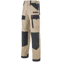 lafont - pantalon de travail multipoches ruler work attitude beige/noir t6 la-1attup-6-204-6 - beige