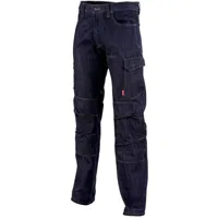 pantalon de travail alicki multipoches en jean 1stnjn bleu marine t46 lafont la-1stnjn-6-1-46 - bleu marine