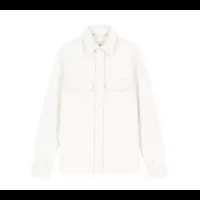 chemise trapper blanc en coton